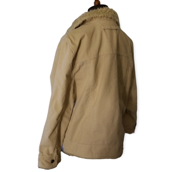 Vintage super boho fairycore raw edge fringed corduroy light jacket sz 1X - Picture 7 of 11